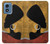 S3453 African Queen Nefertiti Silhouette Case For Motorola Moto G Play 4G (2024)