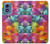 S3477 Abstract Diamond Pattern Case For Motorola Moto G Play 4G (2024)