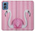 S3805 Flamingo Pink Pastel Case For Motorola Moto G Play 4G (2024)