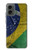 S3297 Brazil Flag Vintage Football Graphic Case For Motorola Moto G 5G (2024)