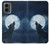 S3693 Grim White Wolf Full Moon Case For Motorola Moto G 5G (2024)