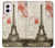 S2108 Eiffel Tower Paris Postcard Case For Motorola Moto G Power 5G (2024)