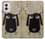 S2826 Cute Cartoon Unsleep Black Sheep Case For Motorola Moto G Power 5G (2024)