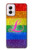 S2900 Rainbow LGBT Lesbian Pride Flag Case For Motorola Moto G Power 5G (2024)