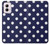 S3533 Blue Polka Dot Case For Motorola Moto G Power 5G (2024)