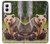 S3558 Bear Family Case For Motorola Moto G Power 5G (2024)