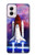 S3913 Colorful Nebula Space Shuttle Case For Motorola Moto G Power 5G (2024)