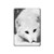 S2569 White Arctic Fox Hard Case For iPad Pro 11 (2024,2025)