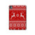 S2835 Christmas Reindeer Knitted Pattern Hard Case For iPad Pro 11 (2024,2025)