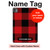S2931 Red Buffalo Check Pattern Hard Case For iPad Pro 11 (2024,2025)