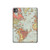 S3418 Vintage World Map Hard Case For iPad Pro 11 (2024,2025)