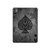 S3446 Black Ace Spade Hard Case For iPad Pro 11 (2024,2025)