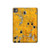 S3528 Bullet Rusting Yellow Metal Hard Case For iPad Pro 11 (2024,2025)