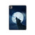 S3693 Grim White Wolf Full Moon Hard Case For iPad Pro 11 (2024,2025)