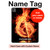 S0493 Music Note Burn Hard Case For iPad Pro 13 (2024,2025), Air 13 2026