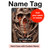 S1675 Skull Blood Tattoo Hard Case For iPad Pro 13 (2024,2025)