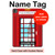 S2059 England British Telephone Box Minimalist Hard Case For iPad Pro 13 (2024,2025), Air 13 2026