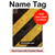 S2231 Yellow and Black Line Hazard Striped Hard Case For iPad Pro 13 (2024,2025)