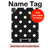S2299 Black Polka Dots Hard Case For iPad Pro 13 (2024,2025), Air 13 2026