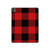 S2931 Red Buffalo Check Pattern Hard Case For iPad Pro 13 (2024,2025), Air 13 2026