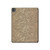 S3466 Gold Rose Pattern Hard Case For iPad Pro 13 (2024,2025), Air 13 2026