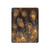 S3691 Gold Peacock Feather Hard Case For iPad Pro 13 (2024,2025), Air 13 2026