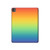 S3698 LGBT Gradient Pride Flag Hard Case For iPad Pro 13 (2024,2025)