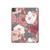 S3716 Rose Floral Pattern Hard Case For iPad Pro 13 (2024,2025)