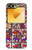 S1923 Hanafuda Japanese Flower Card Case For Samsung Galaxy Z Flip 6, Flip 7 FE
