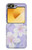 S2361 Purple White Flowers Case For Samsung Galaxy Z Flip 6, Flip 7 FE S2361 Purple White Flowers Case For Samsung Galaxy Z Flip 6, Flip 7 FE