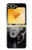 S2387 Gun Bullet Hole Glass Case For Samsung Galaxy Z Flip 6, Flip 7 FE