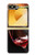 S2396 Red Wine Bottle And Glass Case For Samsung Galaxy Z Flip 6, Flip 7 FE