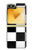 S2492 Black and White Check Case For Samsung Galaxy Z Flip 6, Flip 7 FE