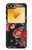S3112 Rose Floral Pattern Black Case For Samsung Galaxy Z Flip 6, Flip 7 FE