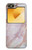 S3482 Soft Pink Marble Graphic Print Case For Samsung Galaxy Z Flip 6, Flip 7 FE