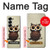 S0360 Coffee Owl Case For Samsung Galaxy Z Fold 6