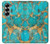 S2906 Aqua Turquoise Stone Case For Samsung Galaxy Z Fold 6