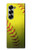 S3031 Yellow Softball Ball Case For Samsung Galaxy Z Fold 6