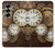S3172 Gold Clock Live Case For Samsung Galaxy Z Fold 6