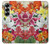 S3205 Retro Art Flowers Case For Samsung Galaxy Z Fold 6 S3205 Retro Art Flowers Case For Samsung Galaxy Z Fold 6