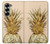 S3490 Gold Pineapple Case For Samsung Galaxy Z Fold 6