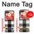 S2842 Black and White Buffalo Check Pattern Case For Motorola Razr 50