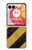 S2231 Yellow and Black Line Hazard Striped Case For Motorola Razr 50 Ultra