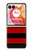 S2638 Black and Red Striped Case For Motorola Razr 50 Ultra