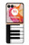 S3078 Black and White Piano Keyboard Case For Motorola Razr 50 Ultra