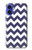 S2345 Navy Blue Shavron Zig Zag Pattern Case For iPhone 16