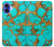 S2688 Aqua Copper Turquoise Gemstone Graphic Case For iPhone 16