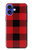 S2931 Red Buffalo Check Pattern Case For iPhone 16