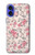 S3095 Vintage Rose Pattern Case For iPhone 16