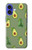 S3285 Avocado Fruit Pattern Case For iPhone 16
